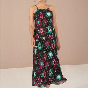 ālivia floral jewel tones Anya woman’s dress L